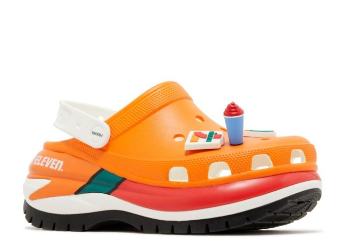 7-Eleven x Mega Crush Clog „Pomarańczowy”