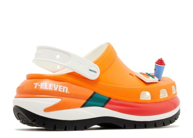 7-Eleven x Mega Crush Clog „Pomarańczowy”