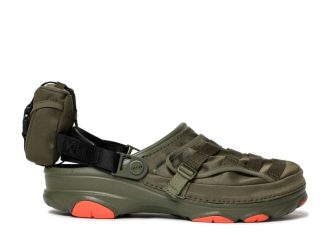 BEAMS x Klasyczne terenowe chodaki wojskowe w kolorze Army Green