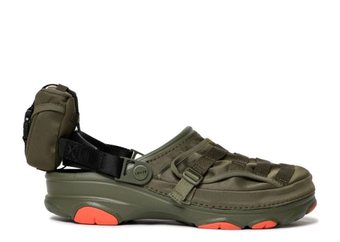 BEAMS x Klasyczne terenowe chodaki wojskowe w kolorze Army Green