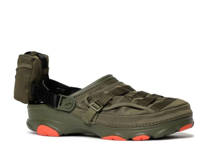 BEAMS x Klasyczne terenowe chodaki wojskowe w kolorze Army Green