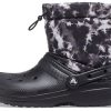 Buty Crocs Classic Lined Neo Puff Tie Dye w kolorze czarno-białym 207328-001