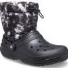 Buty Crocs Classic Lined Neo Puff Tie Dye w kolorze czarno-białym 207328-001