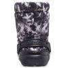 Buty Crocs Classic Lined Neo Puff Tie Dye w kolorze czarno-białym 207328-001