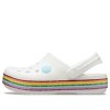 Buty Crocs (GS) Crocband Rainbow „Białe Multi” 206751-100
