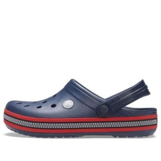 Chodaki Crocs Crocband Zipper Band „Navy Red” 206594-4SA