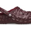 Chłodaki Crocs Lined Geometryczne „Dark Cherry” 210069-6WD
