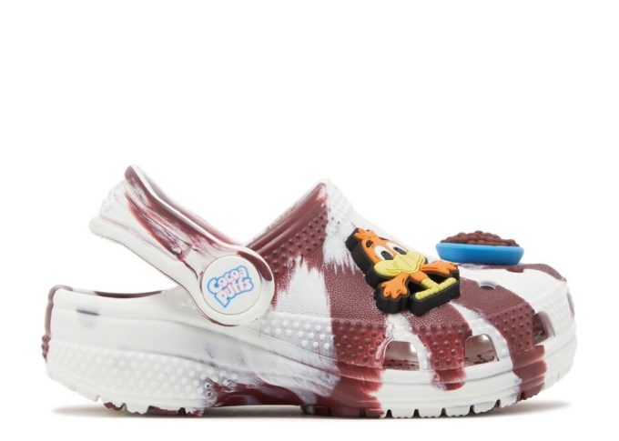 Cocoa Puffs x Classic Clog Toddler w stylu „Rise N”