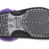 Crocs Baya Lined Fuzz Strap Clogs „Black Purple” 20663309V