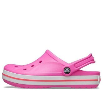 Crocs Bayaband Clogs „Różowo-Białe” 207591-6QQ