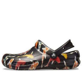 Crocs Bistro Graphic Clogs „Black Multi” 204044-0S3