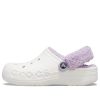 Crocs Classic Baya Lined Fuzz-Strap Clog „White Lila” 206633-577