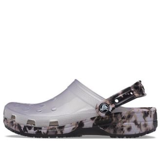 Crocs Classic Bleach Clogs „Translucent Black White” 207333-001