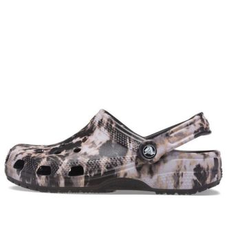 Crocs Classic Bleach Dye Clogs „Black White” 207326-001
