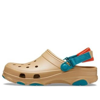 Crocs Classic Clog Beach Shoe Brown Yellow Unisex „Brown Yellow” 206340-265