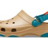 Crocs Classic Clog Beach Shoe Brown Yellow Unisex „Brown Yellow” 206340-265