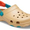 Crocs Classic Clog Beach Shoe Brown Yellow Unisex „Brown Yellow” 206340-265