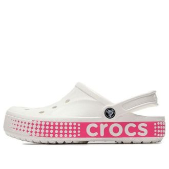 Crocs Classic Clog Oddychające antypoślizgowe buty różowo-białe 206852-100