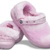 Crocs Classic Fur Sure Clogs Ballerina „Pink White” 207303-6SU