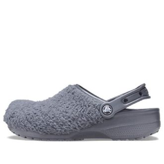 Crocs Classic Fuzz Mania Clogs „Slate Grey” 206625-0DA