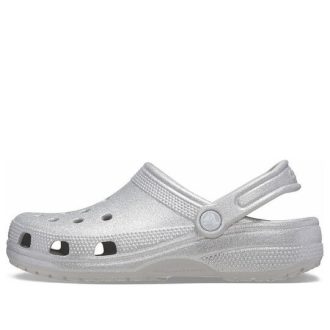 Crocs Classic Glitter Clogs „Silver” 205942-0IC