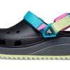Crocs Classic Hiker Clog „Czarno-niebiesko-żółte” 206772-0C4