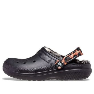 Crocs Classic Lined Animal Remix Clog „Black & Multi” 207842-0ZR