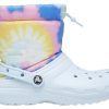 Crocs Classic Lined Neo Puff Boots „Tie Dye Mineral Blue” 207328-002