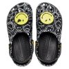 Crocs Classic Smiley World Clogs „Czarno-Białe” 207971-0C4