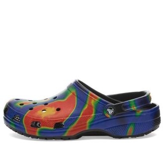 Crocs Classic Solarized Clogs „Niebiesko-pomarańczowe” 207556-089
