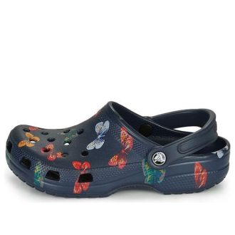 Crocs Classic Vacay Vibes Butterfly Clogs „Navy Multi” 206375-92Z