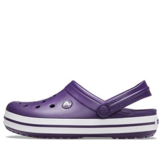 Crocs Crocband Clogs „Purple White” 11016-55Y