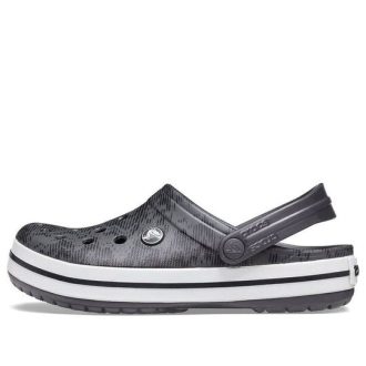 Crocs Crocband Clogs „Szary Czarny” 206474-02W