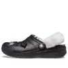 Crocs Disco Classic Lined Disco Glitter Clogs „Black White” 208075-0ZS