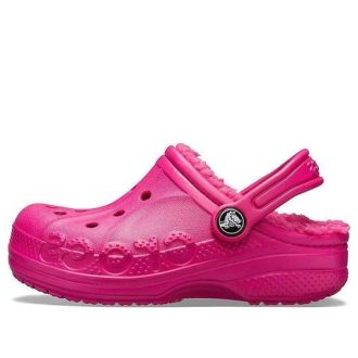 Crocs (GS) Baya Lined Clogs „Candy Pink” 205977-6X3