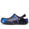 Crocs (GS) Baya Lined Fuzzy-Strap Galaxy Clogs „Black Multi” 207654-0C4