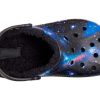 Crocs (GS) Baya Lined Fuzzy-Strap Galaxy Clogs „Black Multi” 207654-0C4
