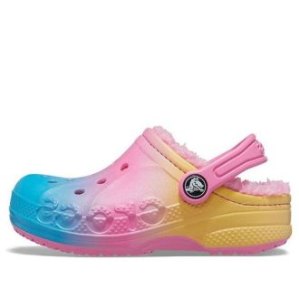 Crocs (GS) Baya Printed Lined Clogs „Pink Lemonade Multi” 205888-6SO