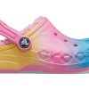 Crocs (GS) Baya Printed Lined Clogs „Pink Lemonade Multi” 205888-6SO