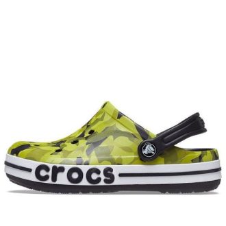 Crocs (GS) Bayaband Bubble Camo Clogs „Green Black” 207807-0C4
