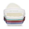 Crocs (GS) Bayaband Rainbow Glitter Clogs „Biało-Czerwone” 209731-100