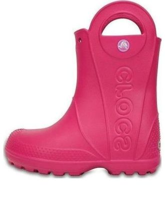 Crocs (GS) Candy Pink Handle It Rain Boots „Pink” 12803-6X0