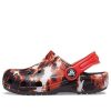 Crocs (GS) Classic Bleach Dye Clogs „Red White Black” 207404-063
