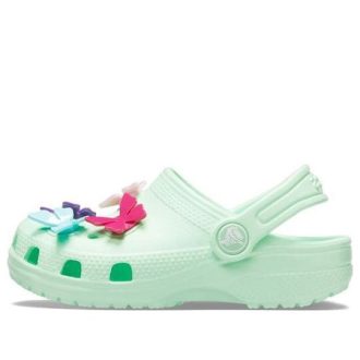 Crocs (GS) Classic Butterfly Charm Clogs „Mint” 206179-3TI