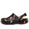 Crocs (GS) Classic Food Print Clogs „Czarno-żółte” 207150-001