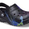 Crocs (GS) Classic Fuzz-Lined Clog „Black Lightning” 207322-0C4