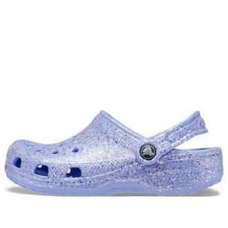 Crocs (GS) Classic Glitter Clogs „Niebieskie” 206993-5Q6