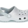 Crocs (GS) Classic Glitter Clogs „Silver” 205441-040