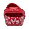 Crocs (GS) Classic Holiday Sweater Clogs „Red White” 209221-90H