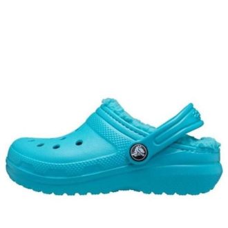Crocs (GS) Classic Lined Clogs „Blue” 203506-4SL